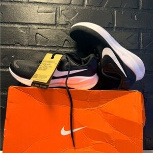 Nike Orange Shoe Box with Black and White Label